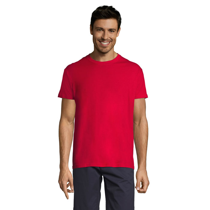 T-shirt personnalisable unisexe usage intensif coton 150g Titan Rouge 2